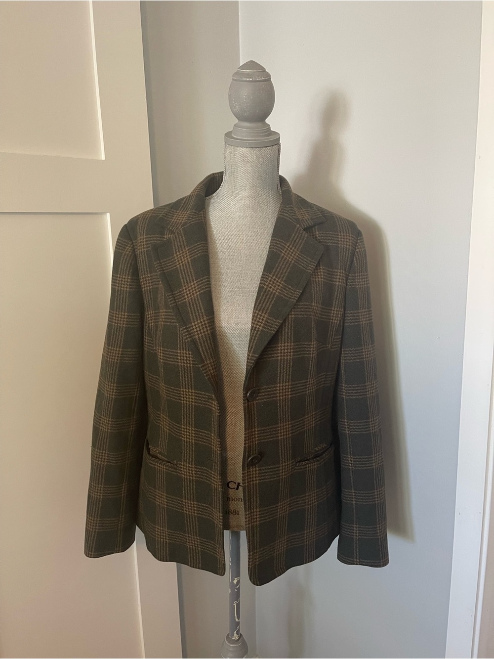 Vintage Talbots Wool Blazer Size 12 – Italian Fabric, Made in USA